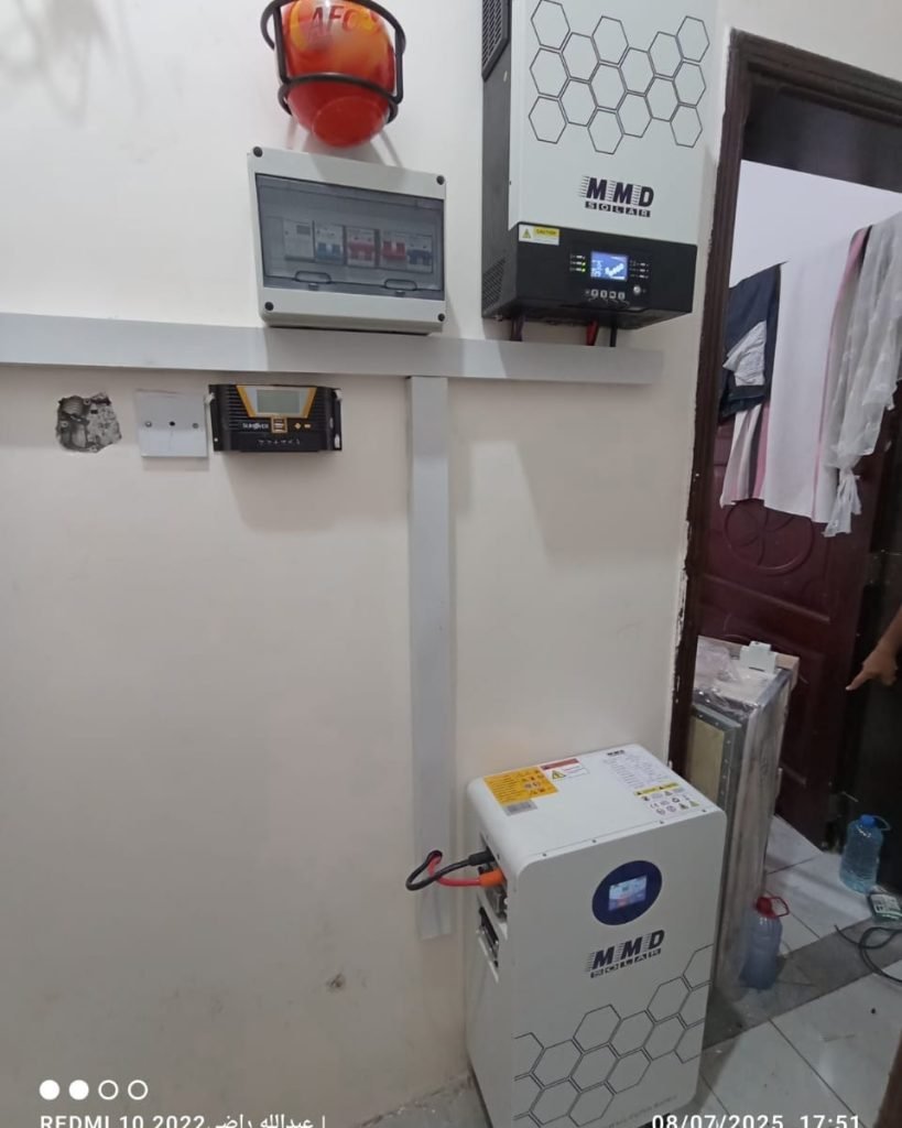 توصيل الطاقة الشمسية للمنازل