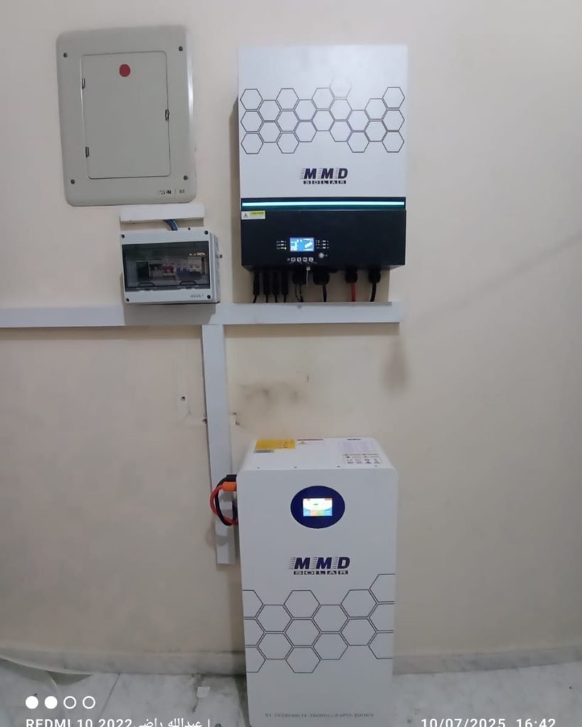 توصيل الطاقة الشمسية للمنازل