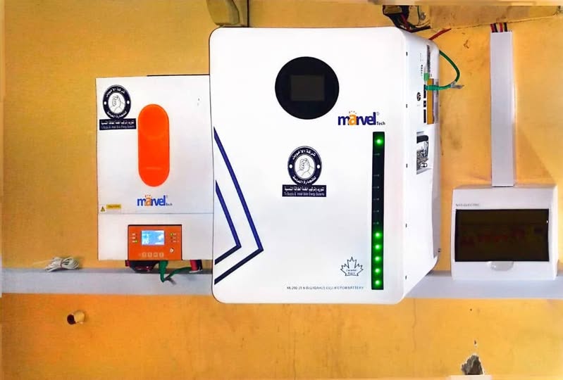 تشغيل مكيف سبليت بالطاقة الشمسية