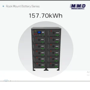 سلسلة بطاريات قابلة للتركيب على الرف بحجم 157.70kWh