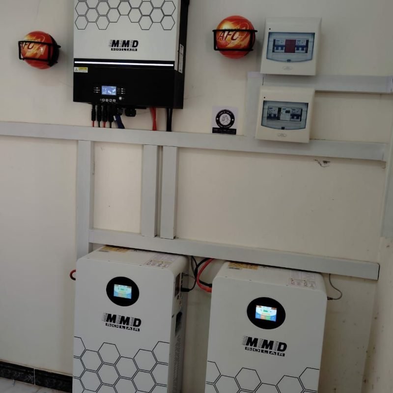 تركيب بطاريات ليثيوم MMD Solar سعة 20 كيلوواط للأحمال العالية - شركة الأخوين للطاقة الشمسية